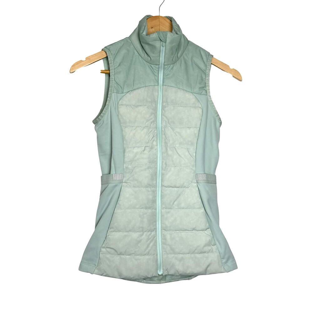 Lululemon Down for It All Vest Delicate Mint - Picture 2 of 10